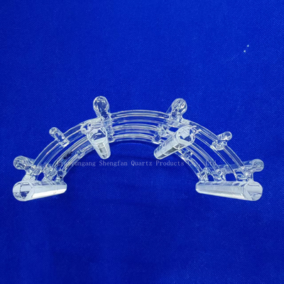 Anpassung Silikon Wafer Reinigung Rack Quarz Rille Boot hochtemperaturbeständig