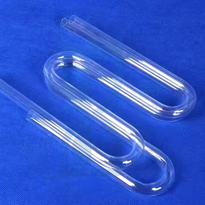 Anpassungsquarzglasrohr, hochtemperaturbeständig, U-förmig