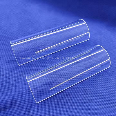 Anpassung von hochtemperaturbeständigen durchsichtigen halbkreisförmigen Quarzglasfliesen
