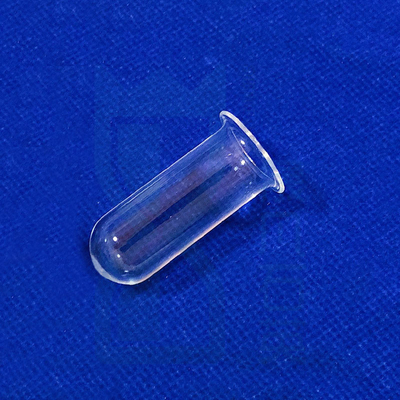 Hochtemperatur hochreine Siliciumquarzglasröhrchen Quarz mit Flanschröhrchen Quarz mit Flanschröhrchen