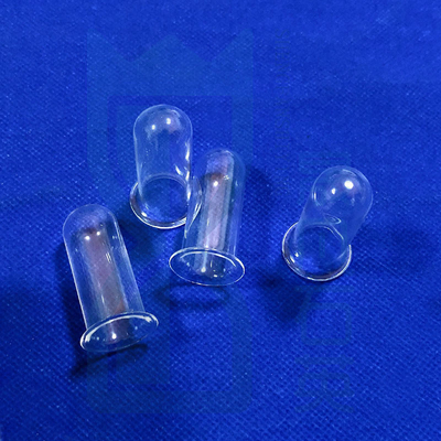 Hochtemperatur hochreine Siliciumquarzglasröhrchen Quarz mit Flanschröhrchen Quarz mit Flanschröhrchen