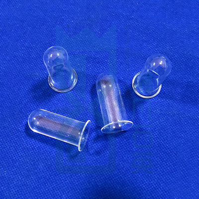 Hochtemperatur hochreine Siliciumquarzglasröhrchen Quarz mit Flanschröhrchen Quarz mit Flanschröhrchen