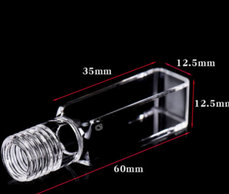 UV-Quarzkuvette 5 ml/10 ml 100% Blasenfrei kompatibel mit UV-Vis-Spektrophotometern