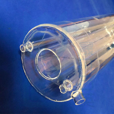 Besonders geschmolzener Siliziumquarz Glasflasche mit Verbindung