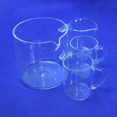 Fabrikgefertigte Quarzglasbecher und Quarzware Hochtemperaturbeständig Korrosionsbeständig