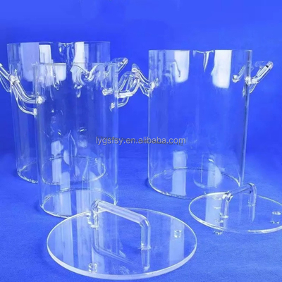 2.2g/cm3 Dichte Korrosionsbeständig bei hohen Temperaturen Transparentes Quarzglasbecher für Industriezwecke
