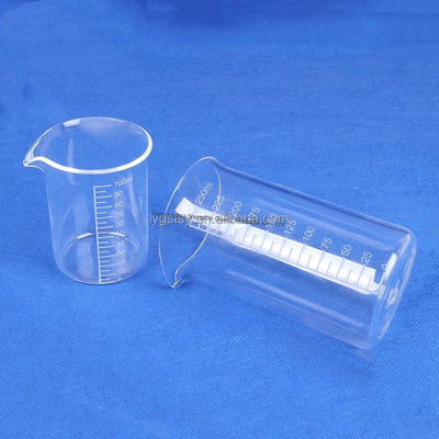 2.2g/cm3 Dichte Korrosionsbeständig bei hohen Temperaturen Transparentes Quarzglasbecher für Industriezwecke