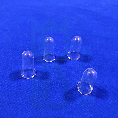 1100C Transparente kundenspezifische klare runde Unterseite Quarz Prüfrohr für wissenschaftliche Experimente
