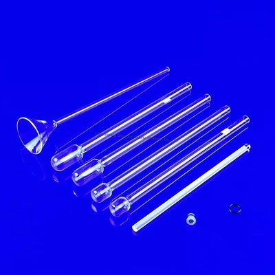 Hochtemperaturresistente Quarzglas-BET-Adsorptionstuben, korrosionsbeständig, hochtransparent