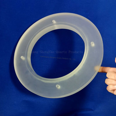 Fabrikgefertigte Hochtemperaturbeständige Korrosionsbeständige Durchsichtige Opaque Quarzglas Spezialformteile zur Probenunterstützung