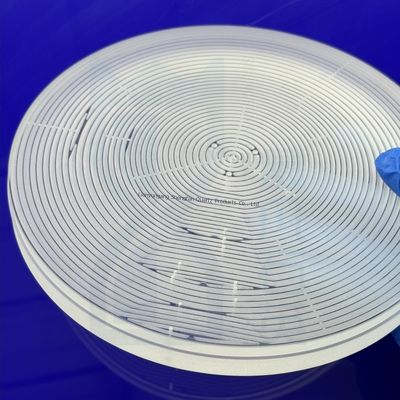 Hochreines SIO2 99,99% Hochtemperaturbeständigkeit 1100℃ Quarzglasplatte