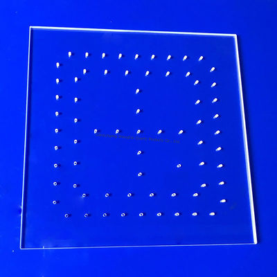 Lasergeschnittene, kundenspezifische, hochtransparente JGS1 JGS2 JGS3 Quarzplatten für UV-LED-Reiniger
