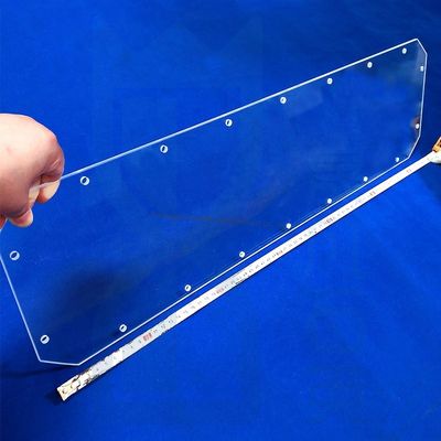 Lasergeschnittene, kundenspezifische, hochtransparente JGS1 JGS2 JGS3 Quarzplatten für UV-LED-Reiniger