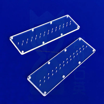 Lasergeschnittene, kundenspezifische, hochtransparente JGS1 JGS2 JGS3 Quarzplatten für UV-LED-Reiniger
