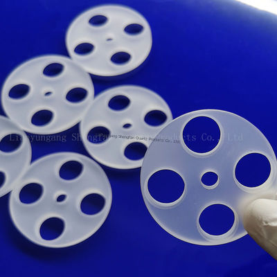 Hochreines SIO2 99,99% Hochtemperaturbeständigkeit 1100℃ Quarzglasplatte
