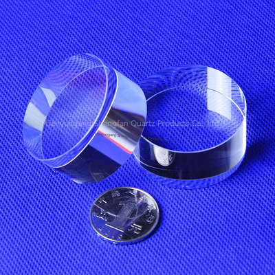 Quarzglasscheibe aus geschmolzener Kieselsäure, Premium-Optik, Quarzplatte
