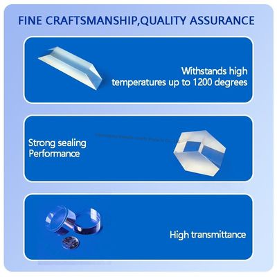 Anpassbare hochreine SIO2>99,99% Quarzplatte mit einer Dichte von 2,2 g/cm3