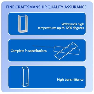 Optische klare Quarzglasplatte mit SIO2>99,99% Reinheit 1150°C Arbeitstemperatur und ±0,02mm Toleranz