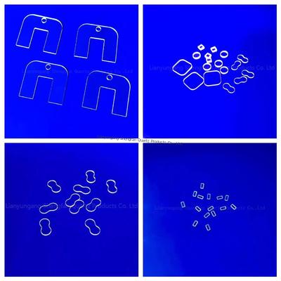 Kundenspezifische optisch klare Quarzglasplatte mit ±0,02 mm Toleranz