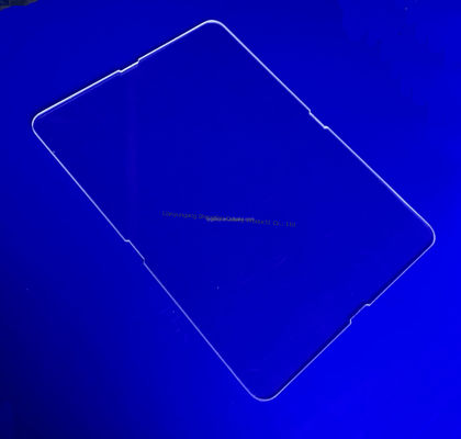 Hochtransparente Quarzglasplatte mit 92% Lichtdurchlässigkeit, 1100°C Arbeitstemperatur und 99,99% SiO2-Reinheit