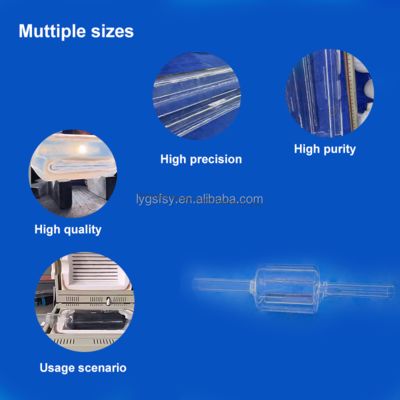 Transparente Quarzglasröhre mit hoher dielektrischer Festigkeit, geringer Leitfähigkeit und Leistungserhaltung bei erhöhten Temperaturen