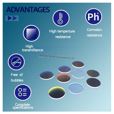 Highly Transparent 92% Quartz Glass Plate Quartz Coated Plate for UV Lamp Applications