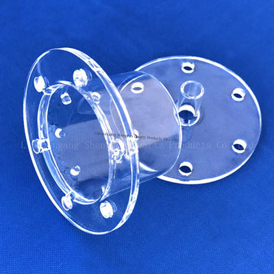 Individuelles Quarzglasrohr mit einer Dicke von 1-100 mm und einem Schmelzpunkt von 1732 °C