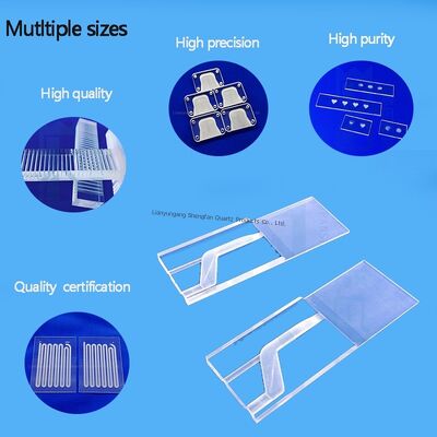 Hohe Durchlässigkeit, angepasste Größe, hochtemperaturbeständige geschmolzenen Siliziumquarzglasplatten
