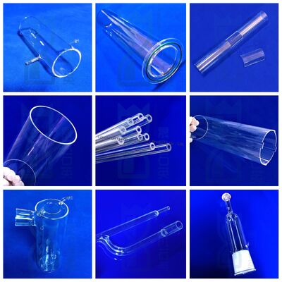 Quarzglas-Kapillarröhre aus Quarzglas mit 1100 °C Arbeitstemperatur, 99,99 % SiO2-Reinheit und hoher Lichtdurchlässigkeit