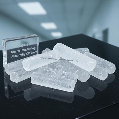 ISO9001-zertifiziertes 3mm OD hochtemperaturbeständiges Quarzglasrohr mit hoher Lichtdurchlässigkeit