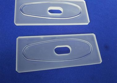 Runde Präzisions-Glasbearbeitungs-kundenspezifische Stärke-Platten-Art hitzebeständig