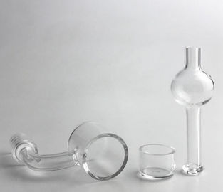 Einzelner Glasquarz-Glas-Nagel der knallkörper-hohen Temperatur des Glas-1732°C des Schmelzpunkt-14mm männlicher