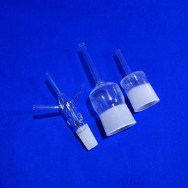 Transparente runde reine materielle starke Härte des Quarz-Glasrohr-99,99%