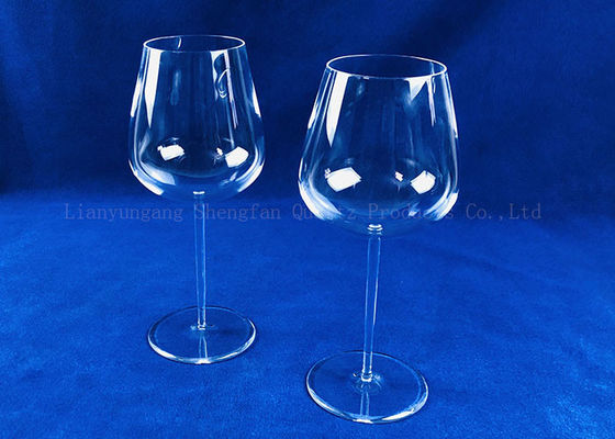 SIO2 Quarz Crystal Glass For Family Dinner des Rotwein-1100℃