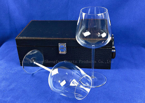 SIO2 Quarz Crystal Glass For Family Dinner des Rotwein-1100℃