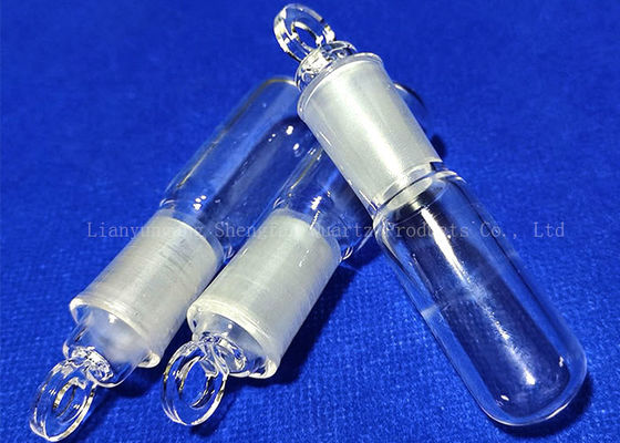 Endet offener Quarzrohr-Glasrohr-Reaktor transparent für UV-Lampe