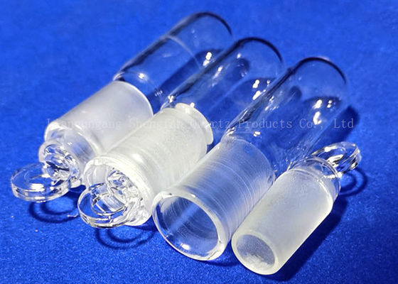 Transparente Laborreagenzflasche Kondensator Reaktor Wasserkühlung Quarzglas