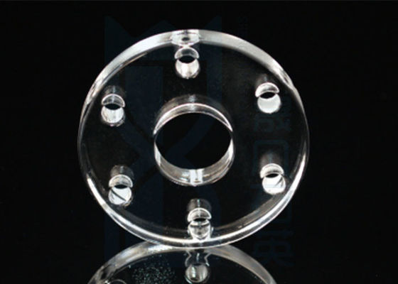 ISO9001 1100℃ Sio2 Quartz Tube Flange