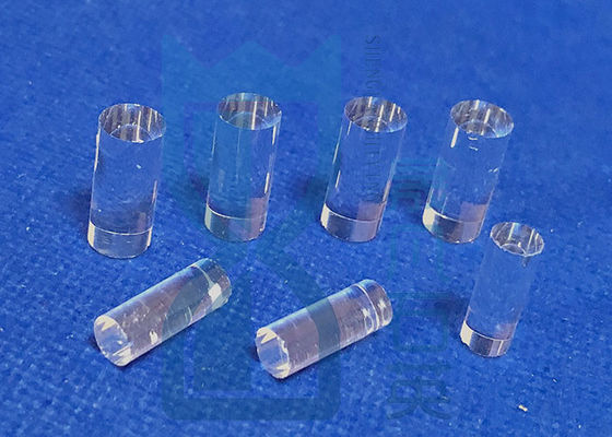 Maßgeschneiderter hochpräziser optischer Lichtleiter aus klarem Quarzglas