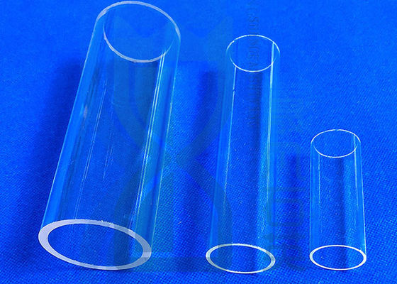 Hoher Reinheitsgrad-Quarz-Glasrohr-Wasserbehandlungs-Ärmel-Rohr-fixierter Quarz-Reagenzglas-Quarz-Glasrohr Ustomized
