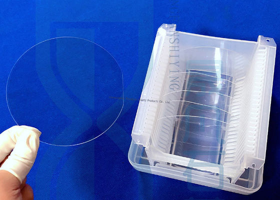Clear Quartz Disc Chip Wafer Single-channel and Dual-channel Optical Fiber Connector Cable Connector Wire Connector