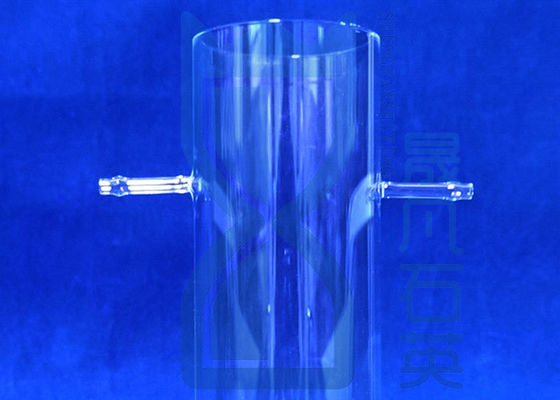 Transparenter Quarz-Glas-Reaktor wird für chemisches Quarz-Glasrohr benutzt
