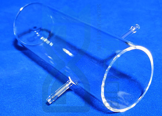 Transparenter Quarz-Glas-Reaktor wird für chemisches Quarz-Glasrohr benutzt