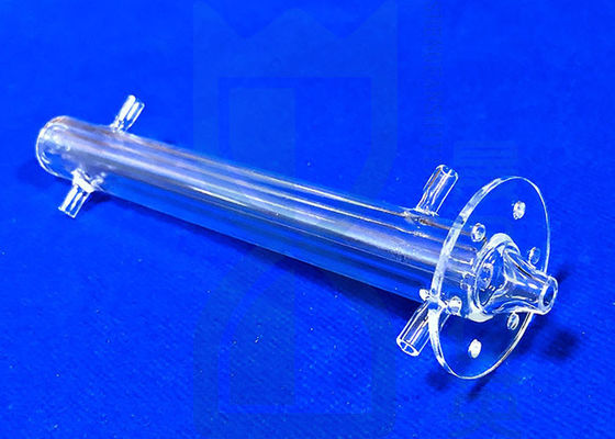 Transparentes 300mm Quarz-Glasrohr der Hitzebeständigkeits-92%