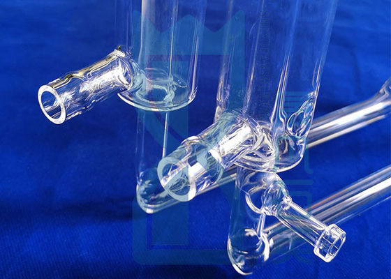 Heizungs-transparenter Quarz-Glas-Reagenzglas-Zylinder fixierte Silikon-Laborglaswaren