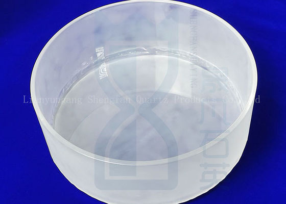 Quarz-Glasrohr-Mattglas-Zylinder-Präzisions-Glasbearbeitungs-Quarz beide Enden-offener Glaszylinder
