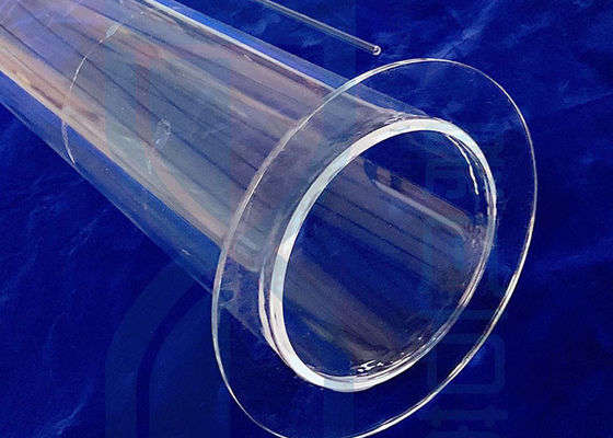 Quarz-Glasrohr OD300mm SIO2 für Rohr-Ofen-Flansch