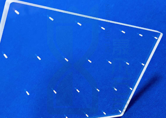 Quarz-Glas-Platte Laser-Bohrungs-klare Morse 6,5