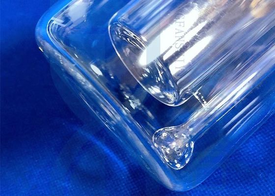 Transparentes Laborfixierter Quarz-Rohr Morse 6,5