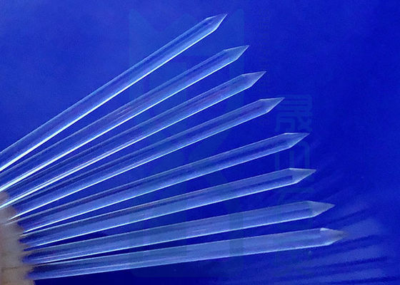 ISO9001 Quarzglasstab, der klare Heizungs-Hitzebeständigkeit poliert, transparent